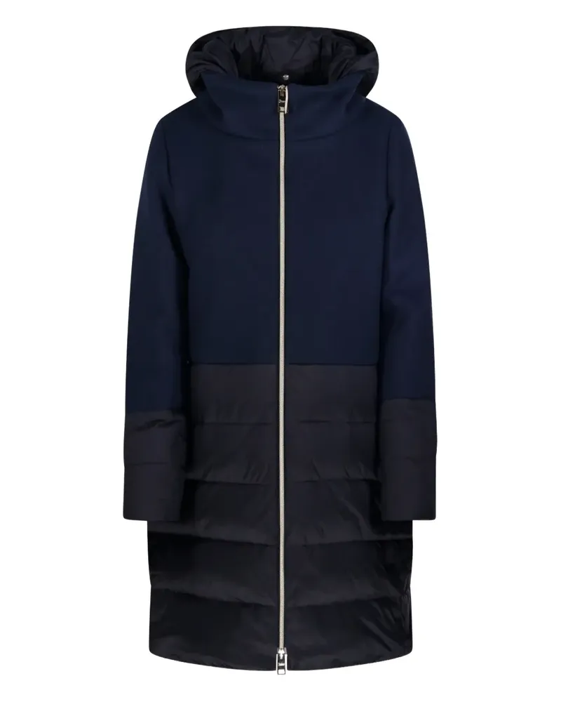 Herno Nuage panelled coat - Blau Blau