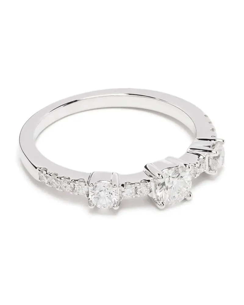 ANITA KO 18kt Weißgoldring mit Diamanten - Silber Silber