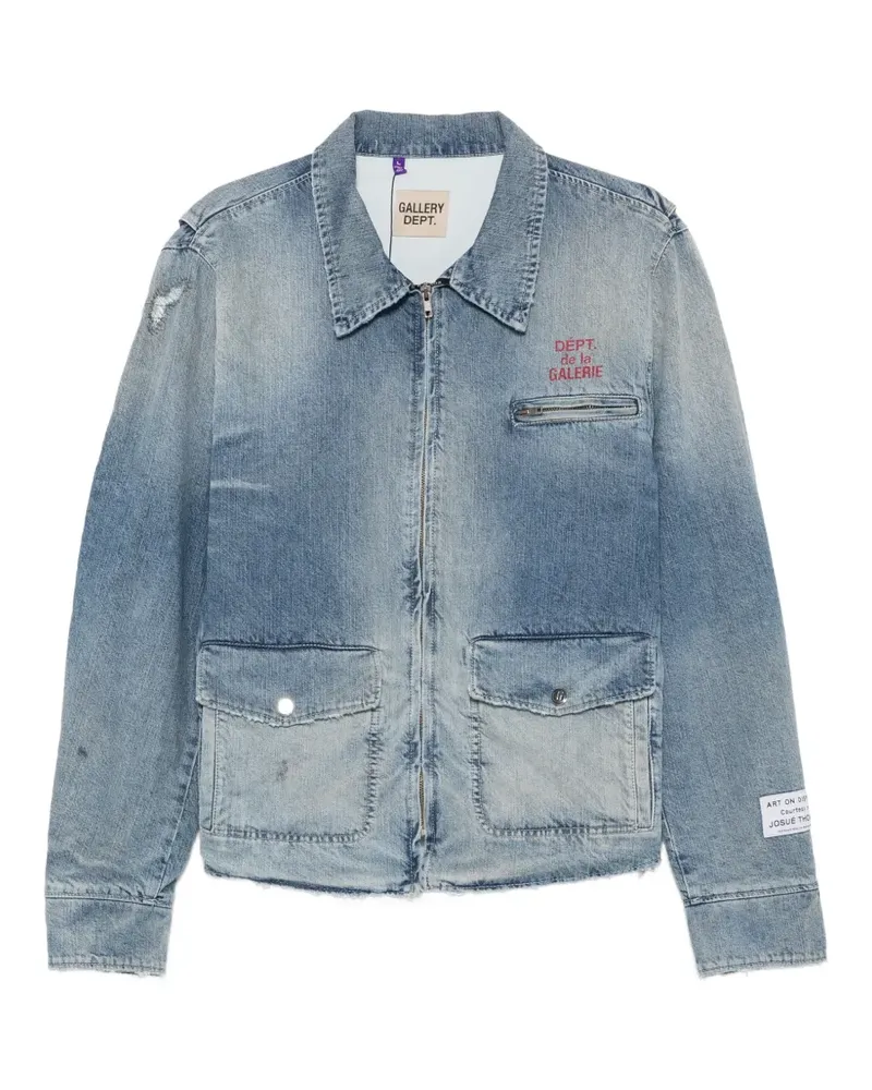 GALLERY DEPT. faded-effect denim jacket - Blau Blau