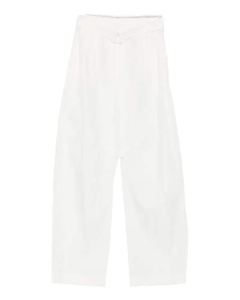 Patrizia Pepe tapered trousers - Weiß Weiß