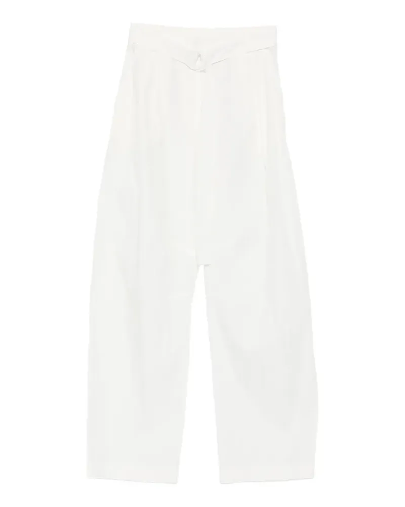 Patrizia Pepe tapered trousers - Weiß Weiß