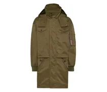 Parka im Layering-Look - Grün