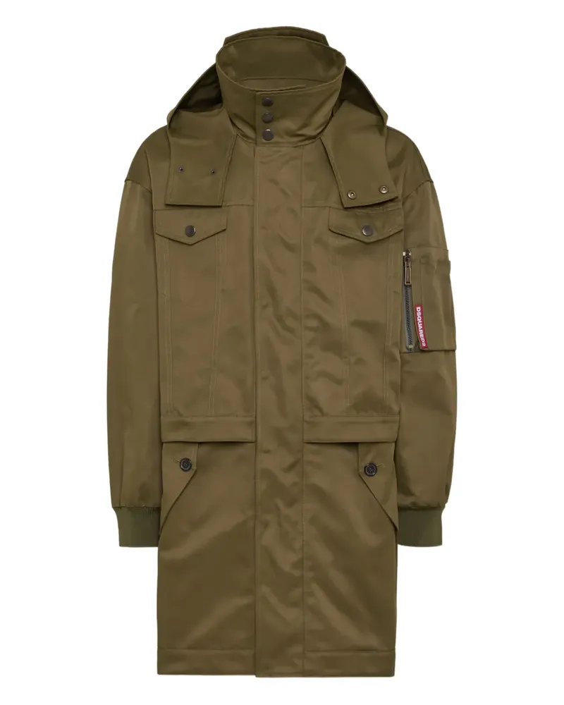 Dsquared2 Parka im Layering-Look - Grün Grün