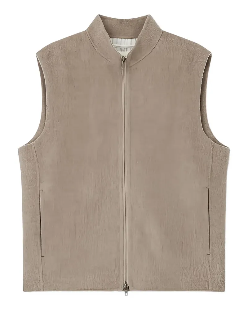 ManOnTheBoon Weste mit Reißverschluss - Nude Nude