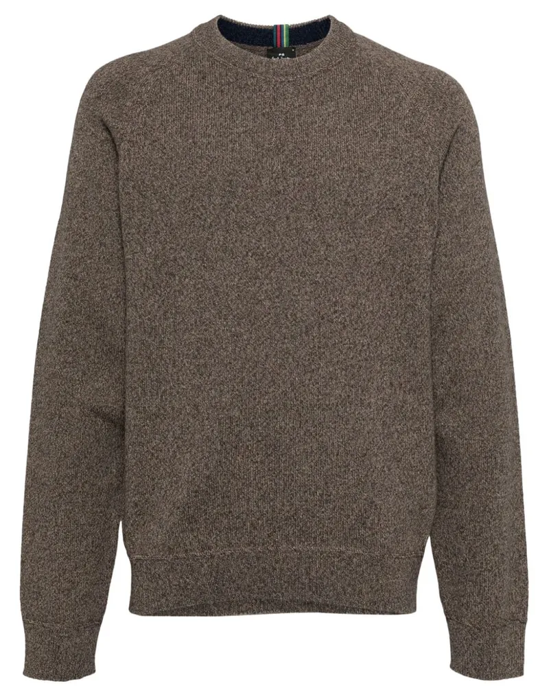 Paul Smith Raglanpullover aus Wolle - Braun Braun