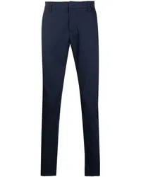 Dondup Halbhohe Straight-Leg-Chino Blau