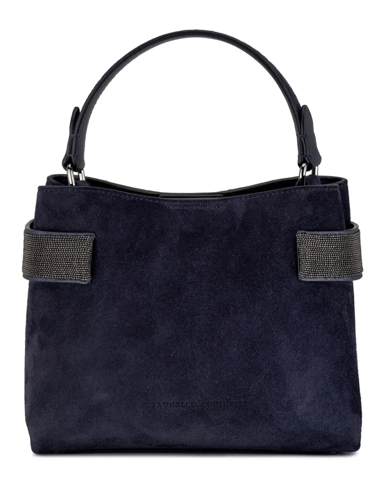 Brunello Cucinelli Handtasche mit Ketten - Blau Blau