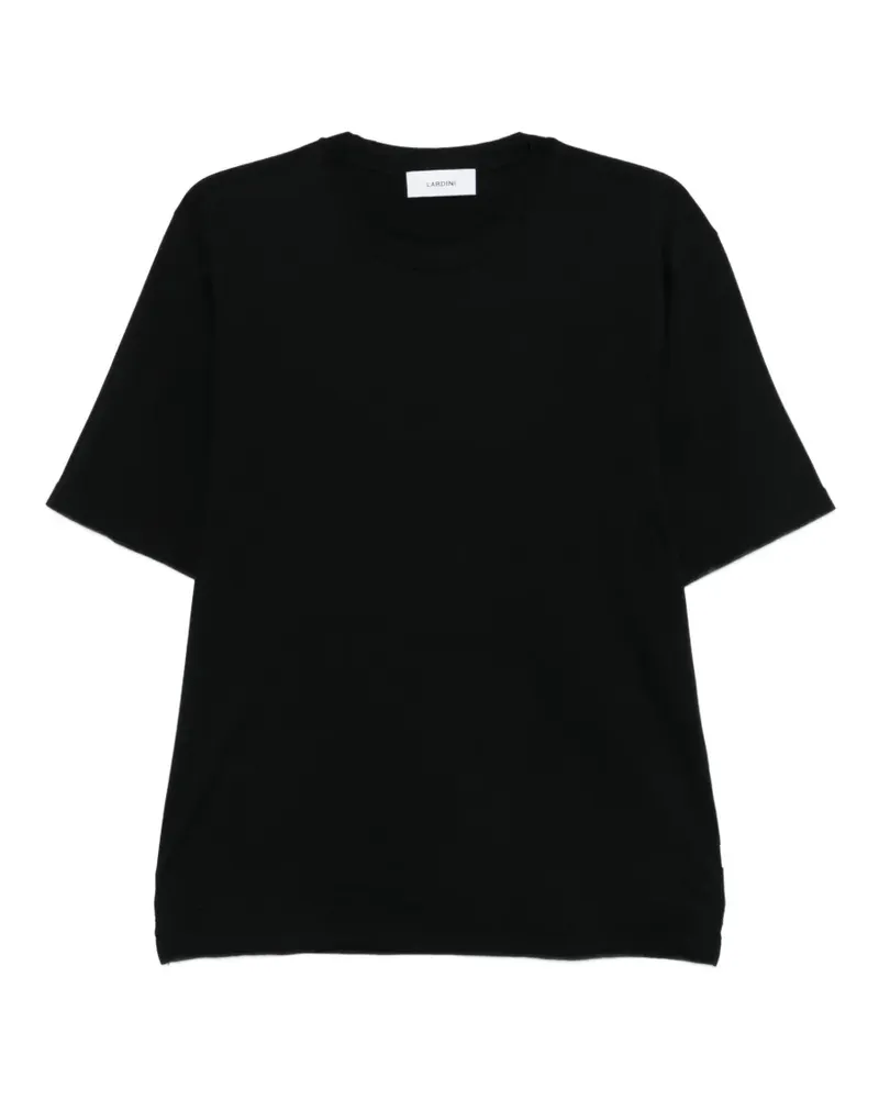 LARDINI T-Shirt mit Rundhalsausschnitt - Schwarz Schwarz