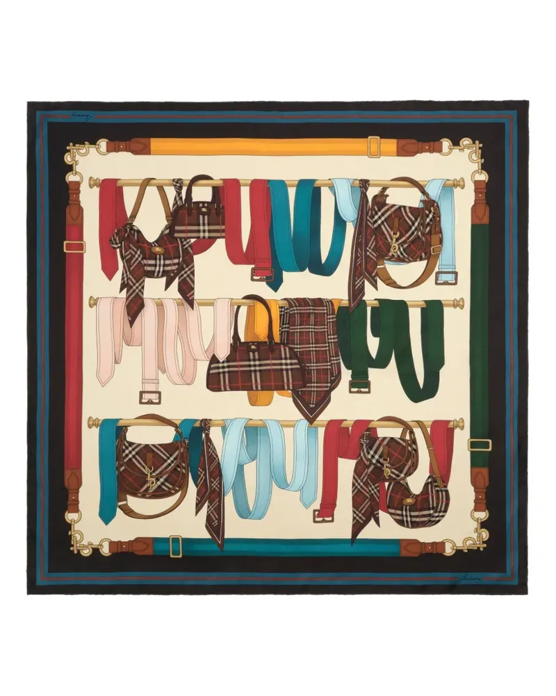Burberry essentials silk scarf - Nude Nude