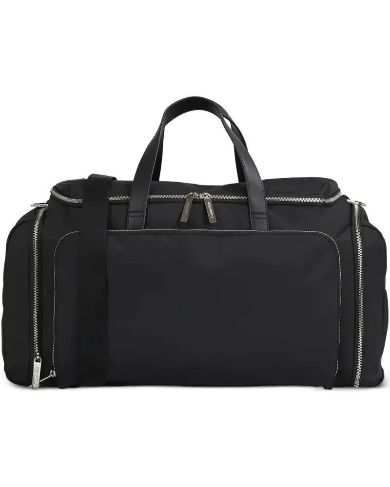 Calvin Klein Handtasche mit Reißverschlussdetail - Schwarz Schwarz