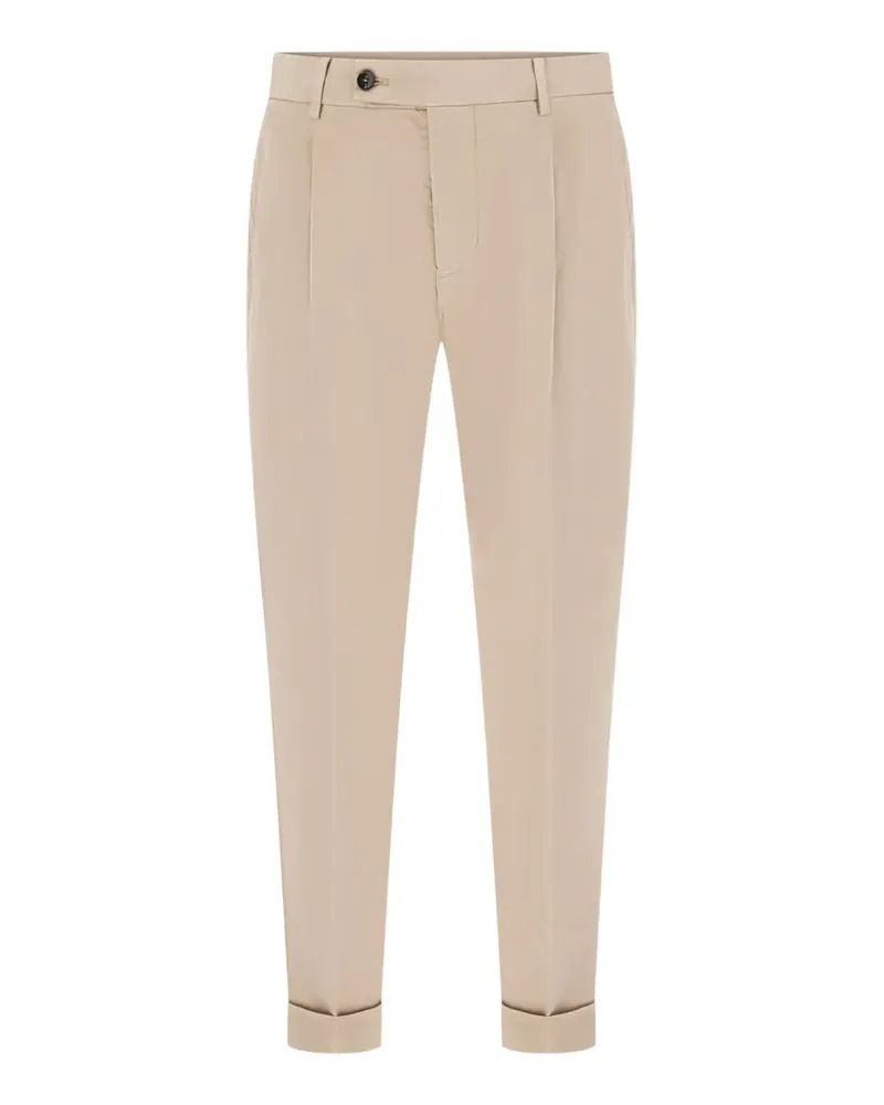 Numero 00 pleated turn-up trousers - Nude Nude