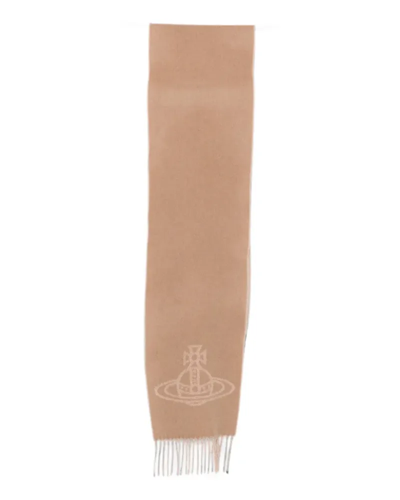 Vivienne Westwood Schal mit Orb-Motiv - Nude Nude