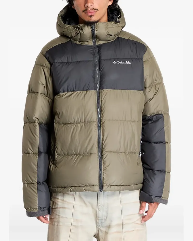 Columbia Sportswear Company Gefütterte Jacke mit Logo-Print - Grün Grün