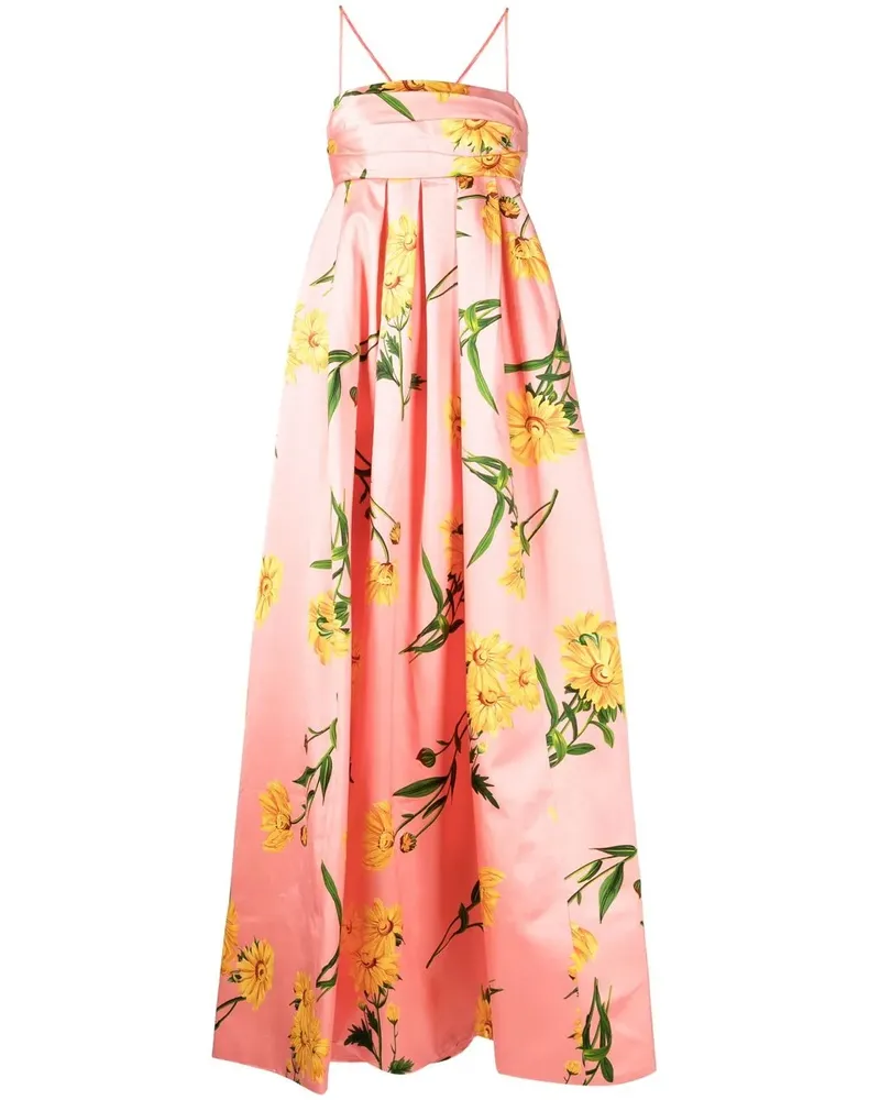 LEO LIN Marguerite Rose Maxikleid - Rosa Rosa