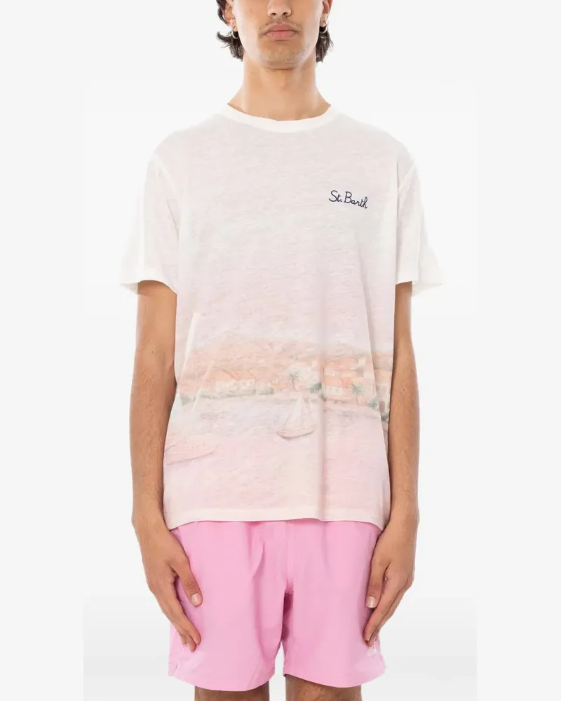 MC2 Saint Barth Ecstasea Sunset T-shirt - Weiß Weiß