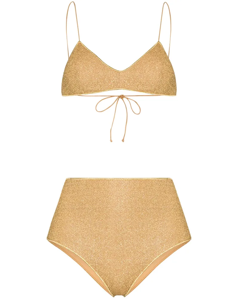 Oséree Lumiére Bikini - Gold Gold