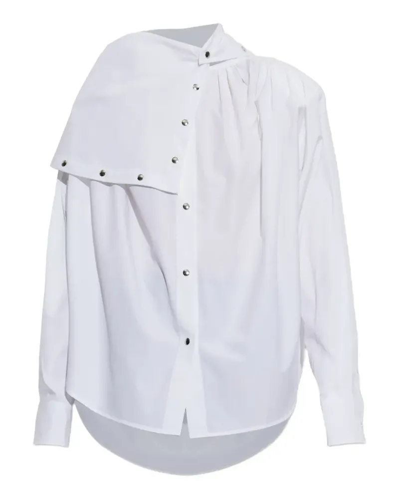 IRO Fatal asymmetric-panel shirt - Weiß Weiß