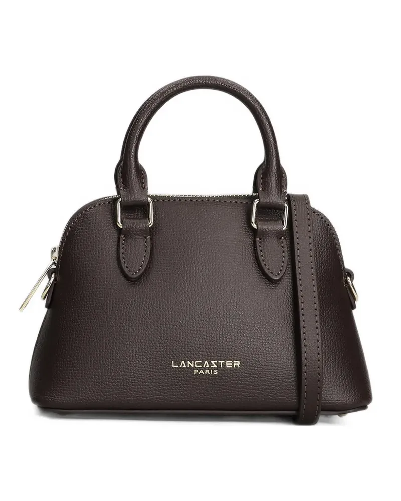 Lancaster Sierra Jia grained-leather tote bag - Braun Braun