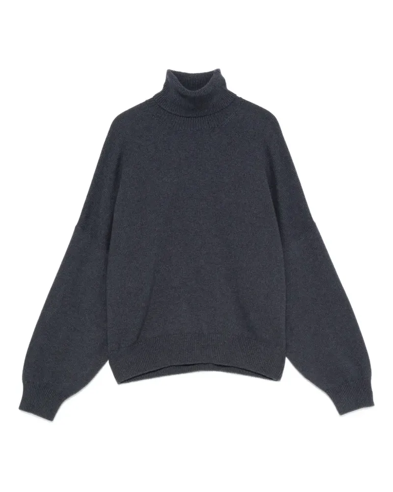 Brunello Cucinelli monili-chain high-neck knit - Schwarz Schwarz