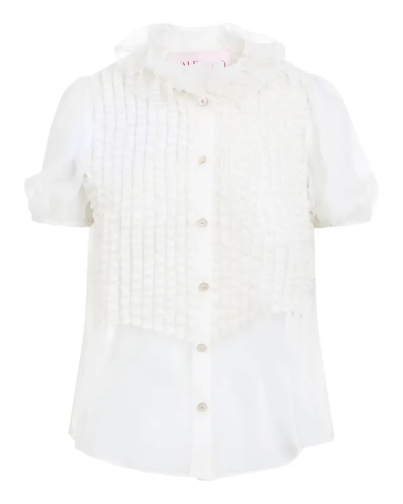 Valentino Garavani Bluse aus Chiffon - Weiß Weiß
