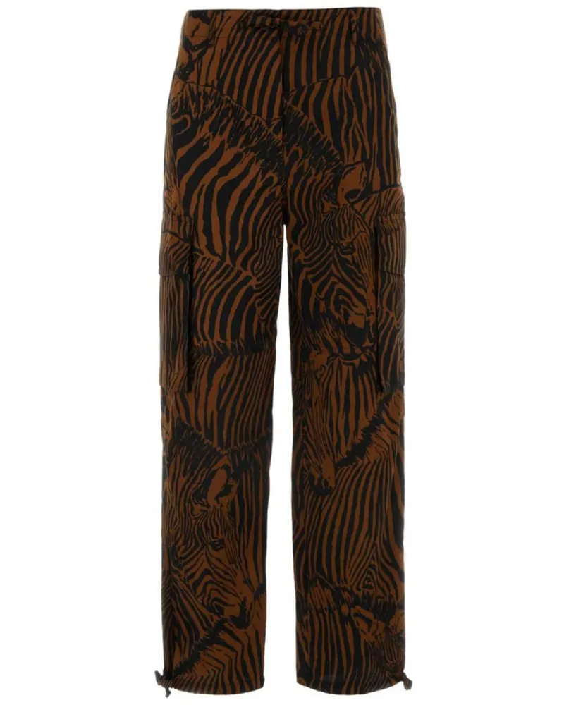 Max Mara Twill-Cargohose - Braun Braun