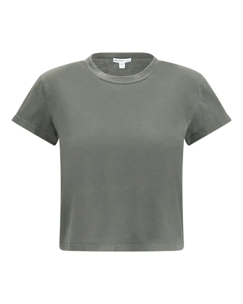 James Perse Shrunken crew-neck T-shirt - Grau Grau