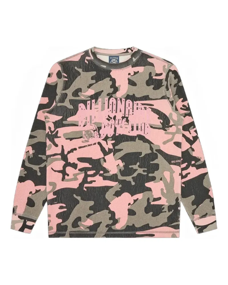 Billionaire Boys Club T-Shirt mit Camouflage-Print - Rosa Rosa