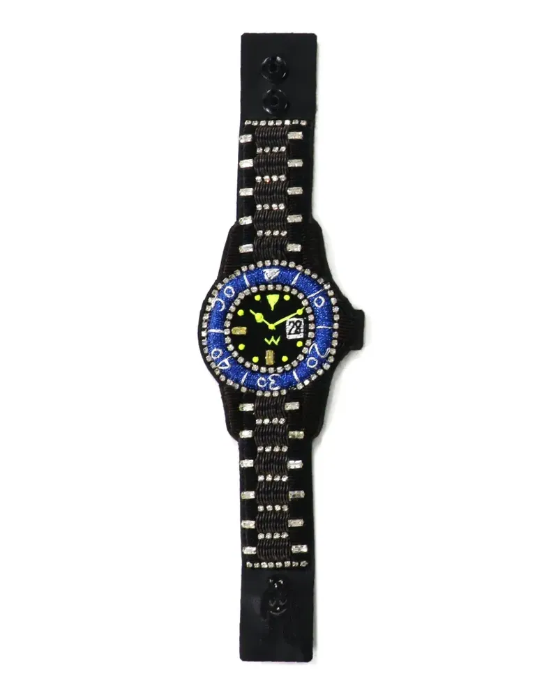 Walter van Beirendonck Dive Armband - Schwarz Schwarz