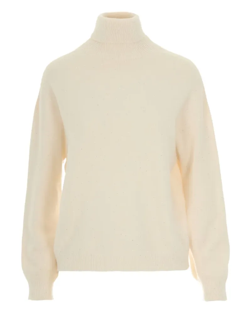 Liu Jo Verzierter Rollkragenpullover - Nude Nude