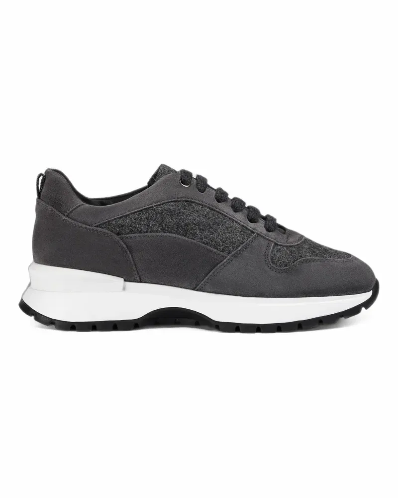 Doucal´s Sneakers mit Wildledereinsätzen - Grau Grau
