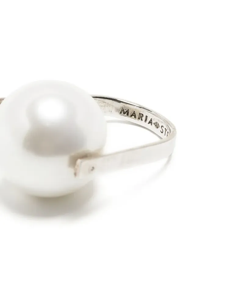 Soludos Ring mit Perle - Silber Silber