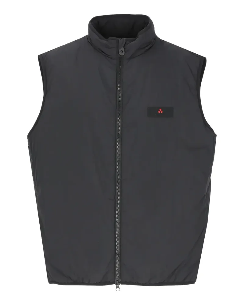 Peuterey Drylkin logo-patch gilet - Schwarz Schwarz