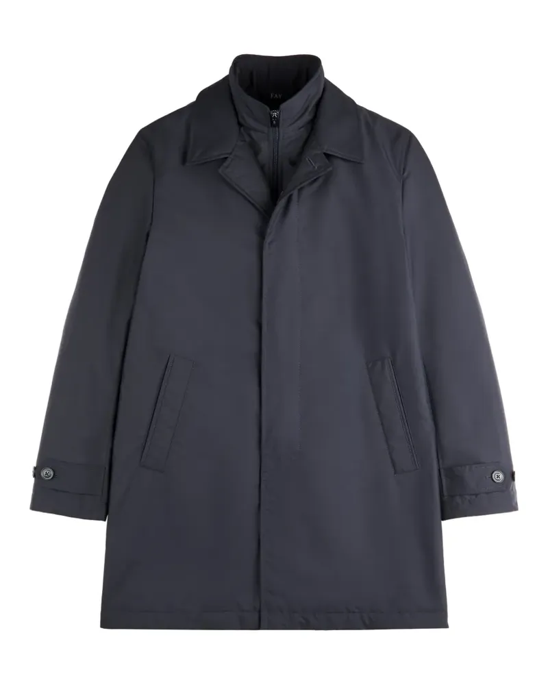 Fay Morning double-front coat - Blau Blau