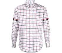 Hemd mit Tattersall-Karo - Weiß