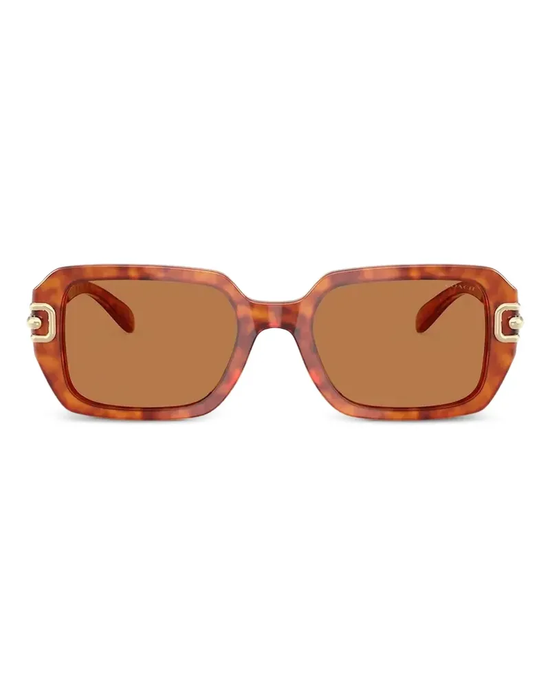 Coach Sonnenbrille mit eckigem Gestell - Rot Rot