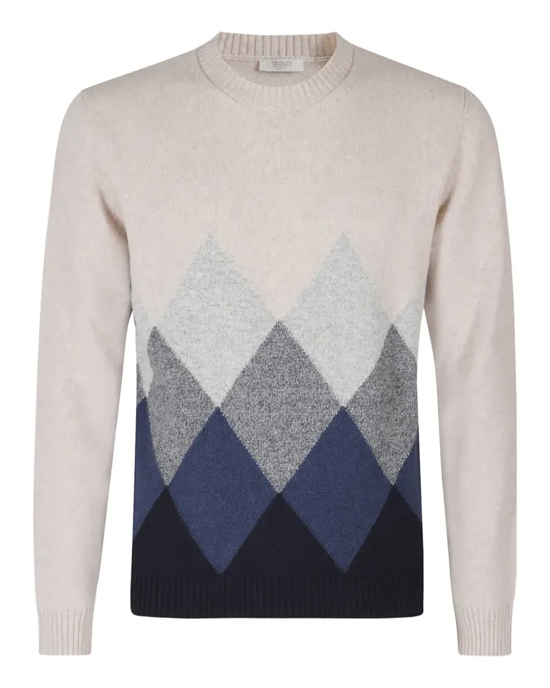 Seventy Pullover mit Argyle-Muster - Nude Nude