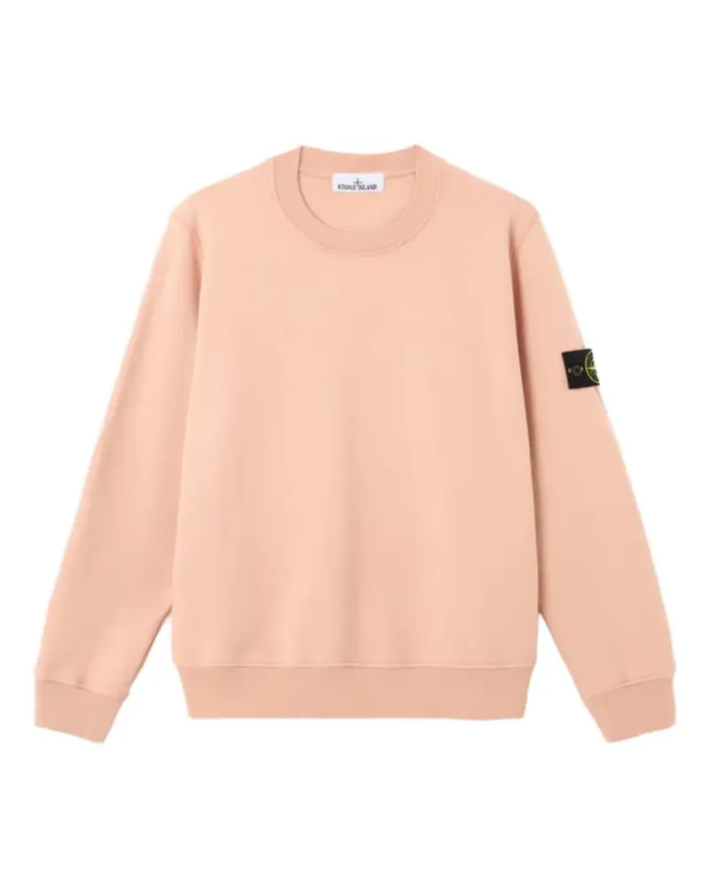 Stone Island Sweatshirt mit Rundhalsausschnitt - Rosa Rosa