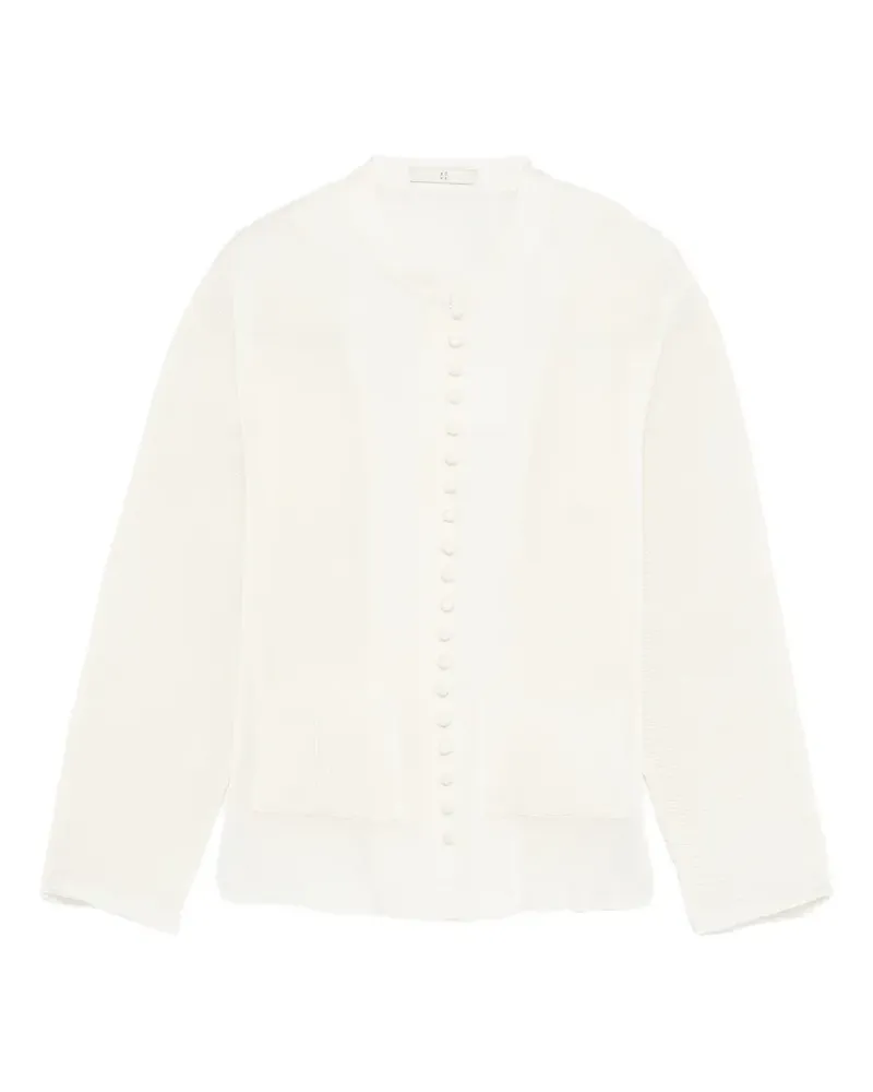 Róhe button patch-pocket blouse - Weiß Weiß