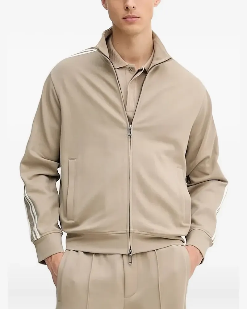 Emporio Armani Pullover mit Streifendetail - Nude Nude
