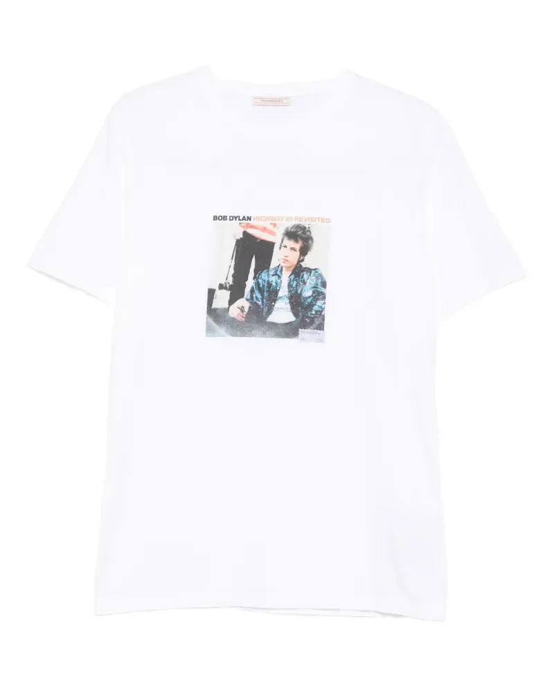 Tramarossa x Bob Dylan T-Shirt mit Bild-Print - Weiß Weiß