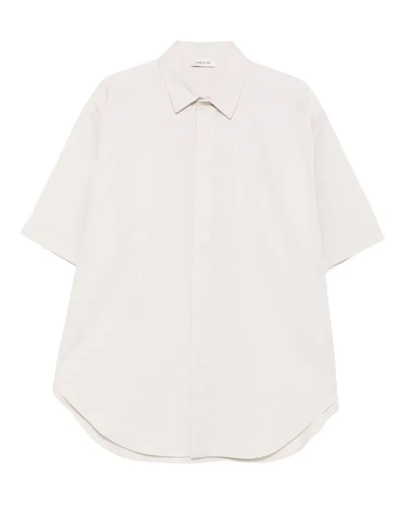 Fear of God short-sleeve classic-collar shirt - Nude Nude