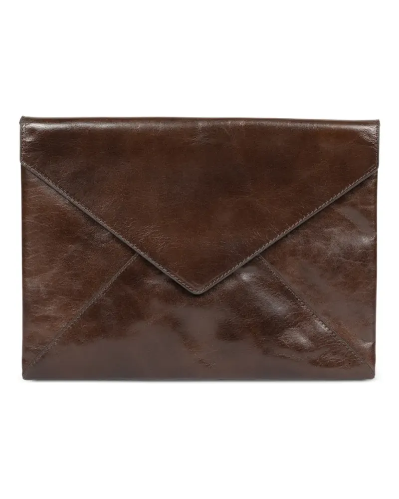 Dries van Noten Klassische Clutch - Braun Braun