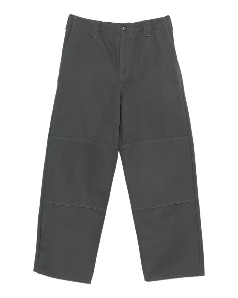 Kenzo Wide-Leg-Hose mit Einsätzen - Grau Grau