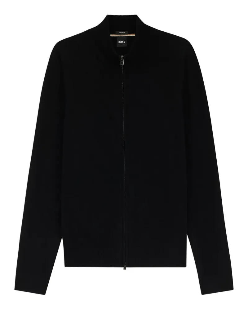 HUGO BOSS long-sleeved cardigan - Schwarz Schwarz