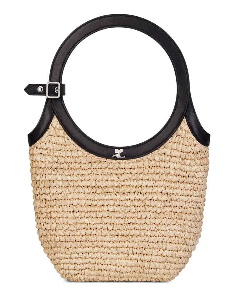 Courrèges Holly Schultertasche - Nude Nude