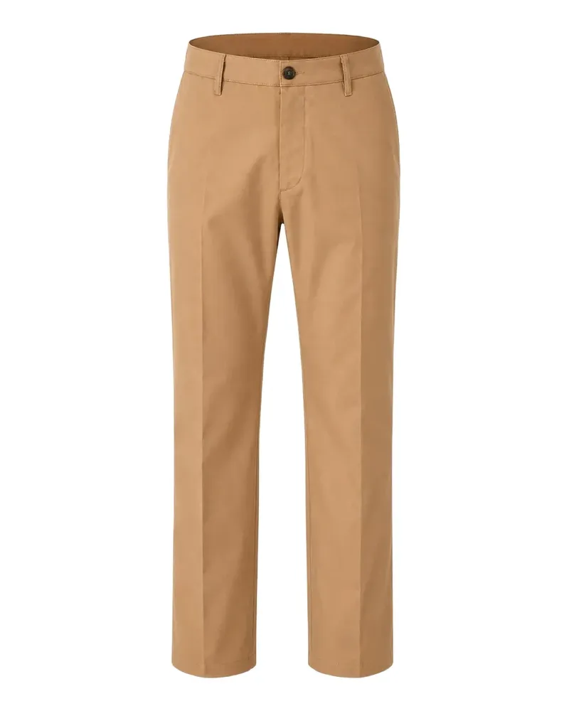 Dsquared2 logo-patch chino trousers - Braun Braun