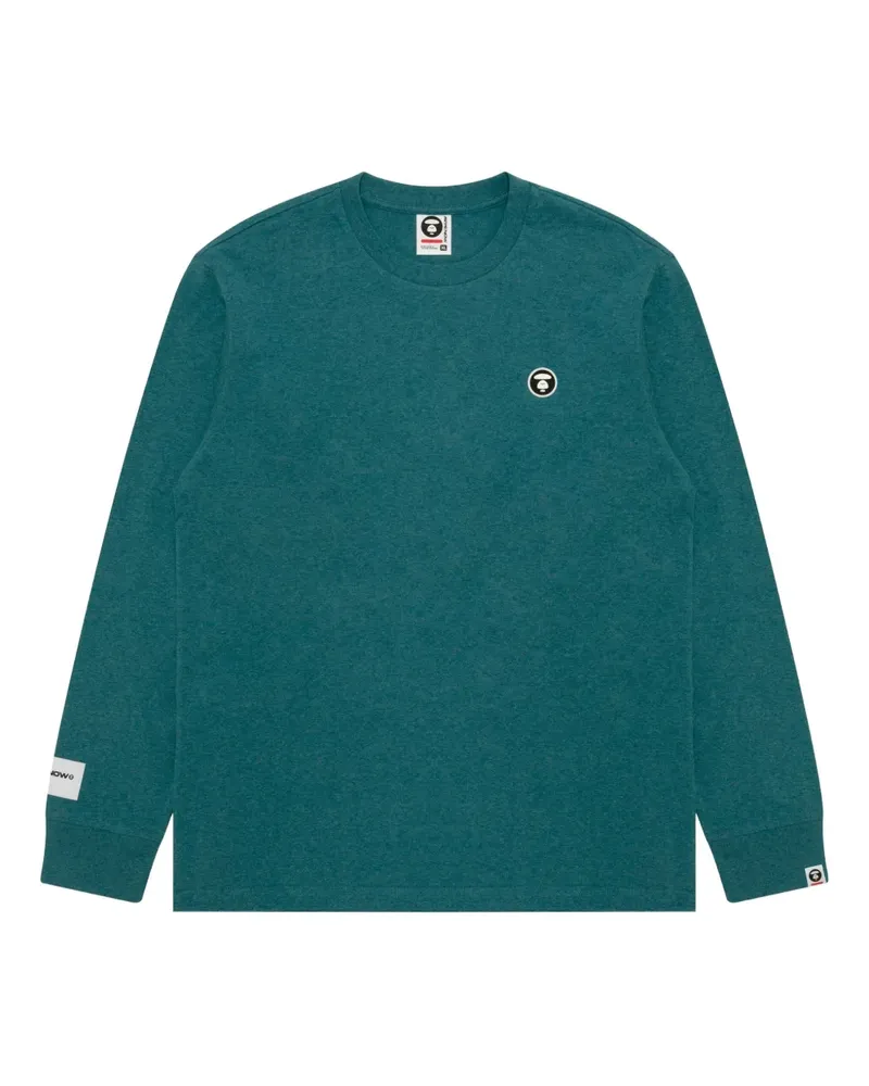 BAPE Klassisches Langarmshirt - Grün Grün