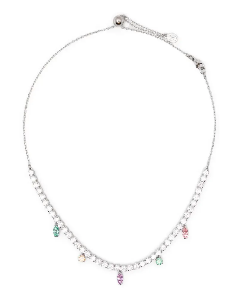 Swarovski x Ariana Grande Capsule Tennis Halskette - Silber Silber