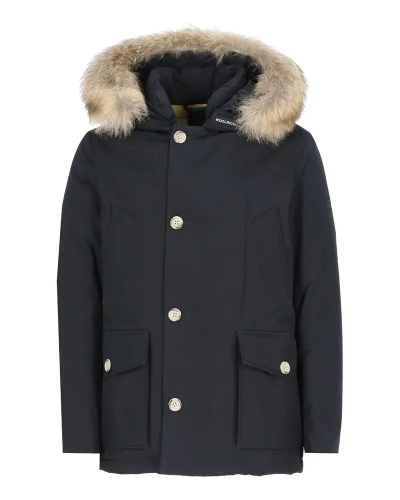 Woolrich hooded parka coat - Blau Blau