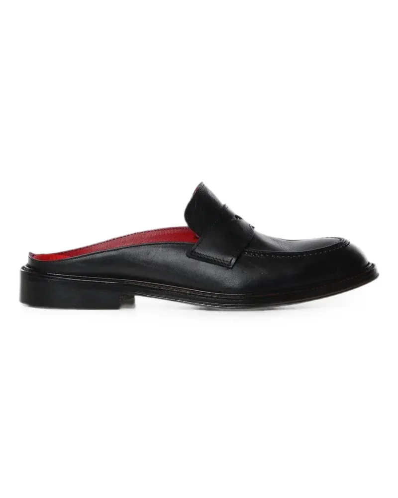 Giuliano Galiano Ellis slip-on mules - Schwarz Schwarz
